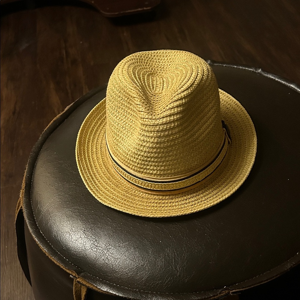 Stylish Tan Fedora Hat for Men